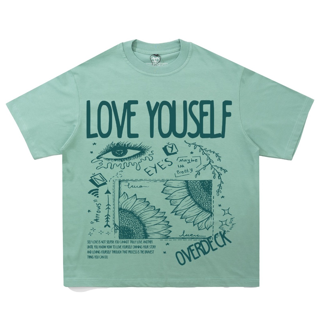 SAGE+FIG Love-Inpired Graphic Oversized T-Shirt