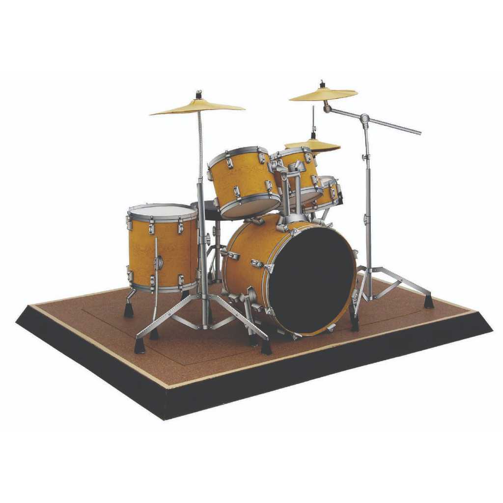 Diy Papercraft Paper Sheet Pattern Musical Instrument Drum | Shopee ...