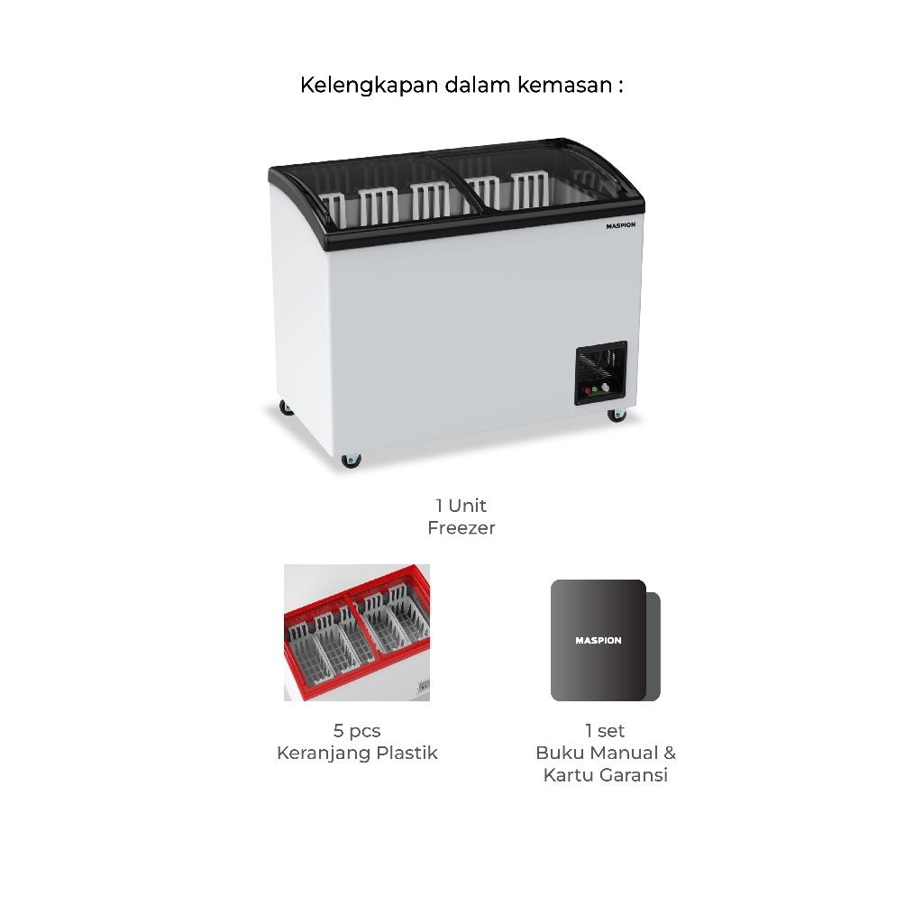 Maspion Freezer 300 Liter UFH-300 C FK - Gambar 4