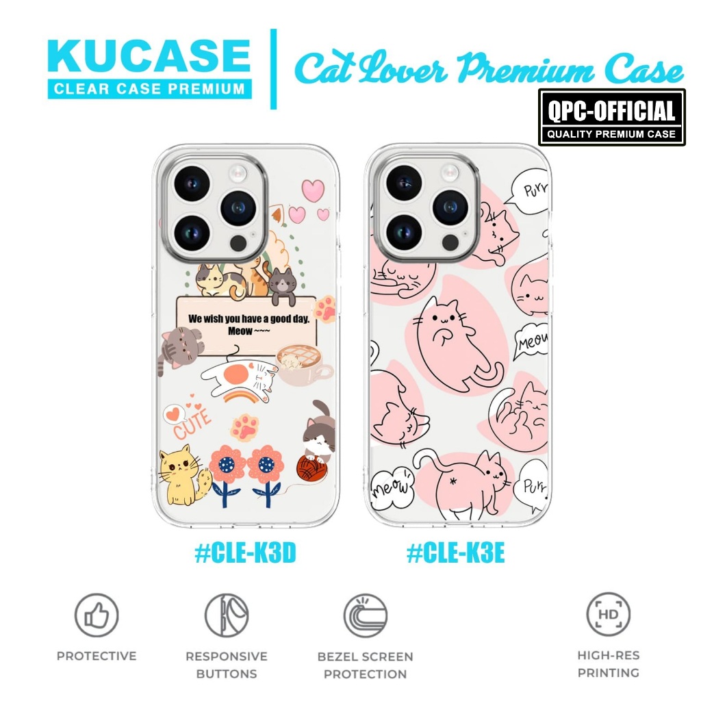 CLE-K3 Softcase Premium Case Motif Cat Lover Case Realme 13 Plus Realme 13 Pro Plus Realme 13 Pro Realme 13 4g Realme 13 5g Realme 12 5g Realme 12 Plus Realme 12 Pro Plus Realme C65 4g Realme C67 Realme C55 Realme C63 - Gambar 3