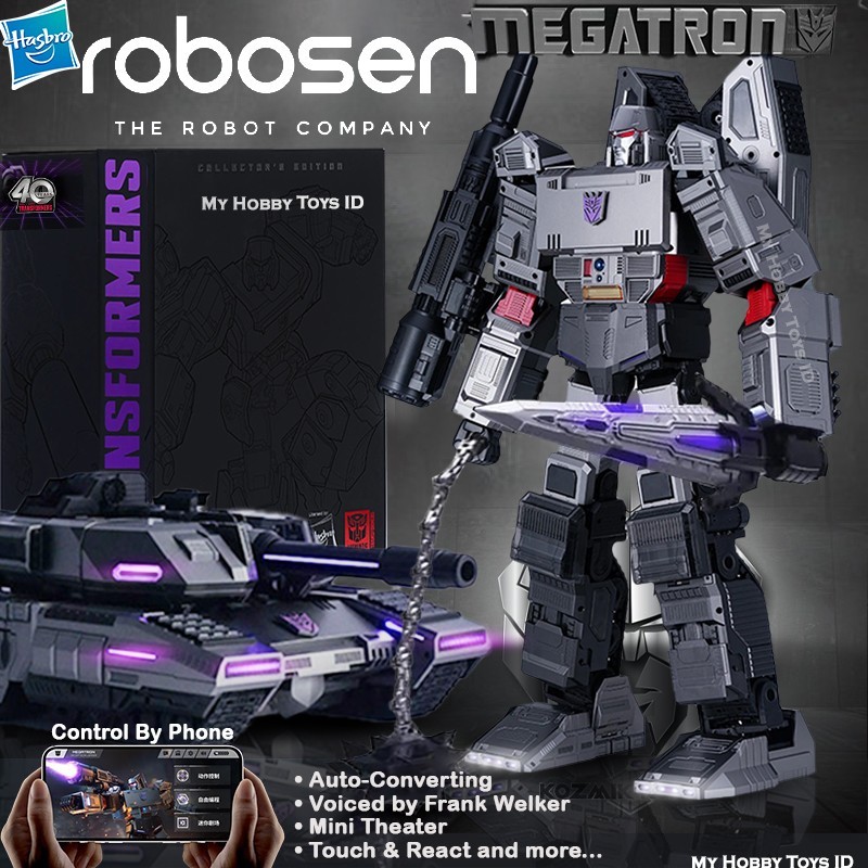 Original Robosen Transformers Premium Robot Megatron Auto-Transform ...