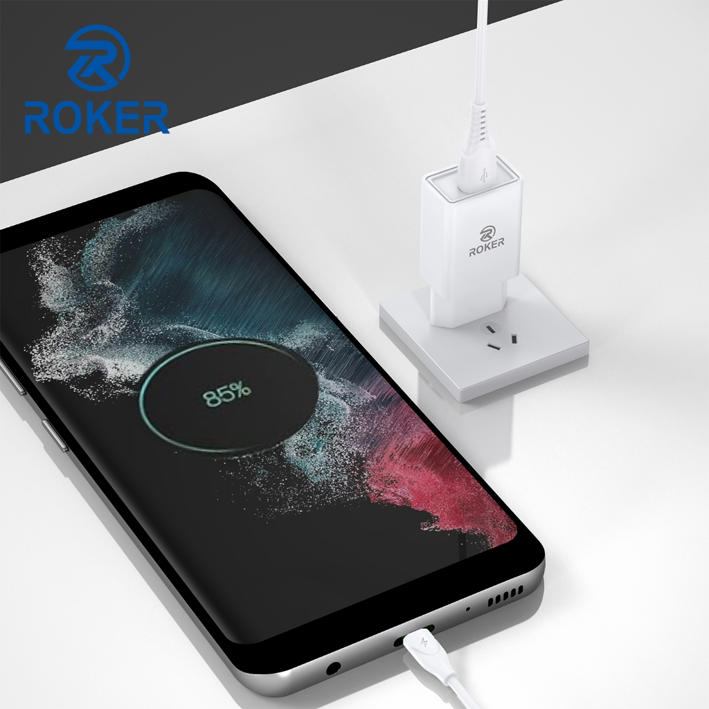 ROKER Charger RX15 12W 2.4A COCOK UNTUK ANDROID IPHONE GADGET SMART WATCH TWS POWERBANK - Gambar 3