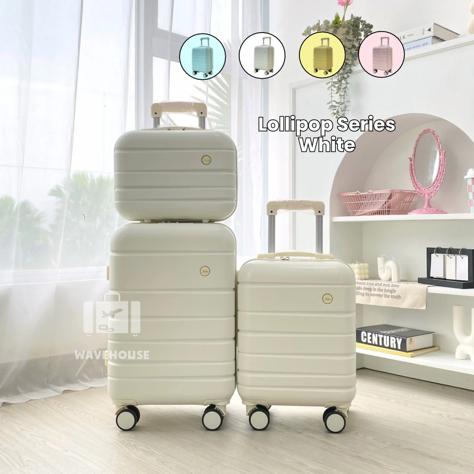 Joshee Koper Original LOLLIPOP Series Koper Cabin 14 16 20 Inch Koper Travel Luggage Suitcase Lightweight