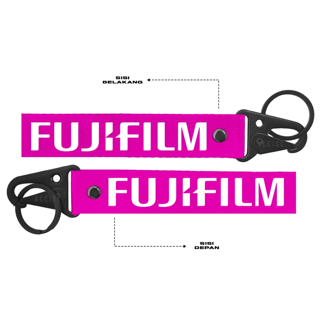 GANTUNGAN Webbing Keychain Fujifilm Premium Keychain Shopee Singapore
