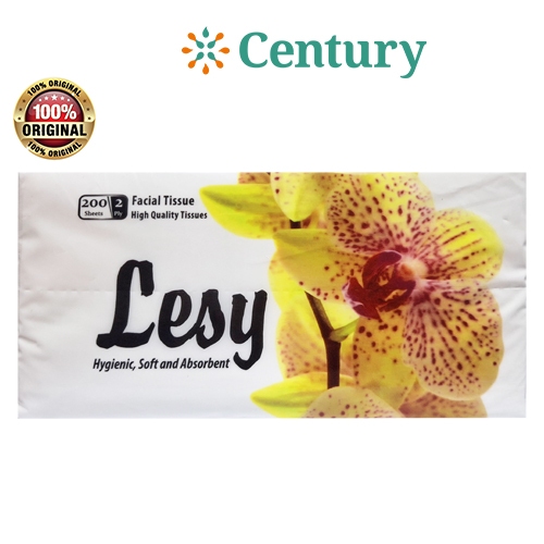 LESY FACIAL TISSUE 2PLAY ISI 200`SHEET / TISSUE KERING / PERAWATAN DIRI - Gambar 3