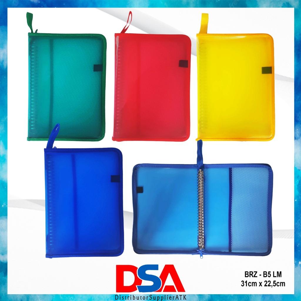 ZIPPER BINDER FILE ZIPPER B5 / 26 RING MAP DOCUMENT FILE ZIPPER ...