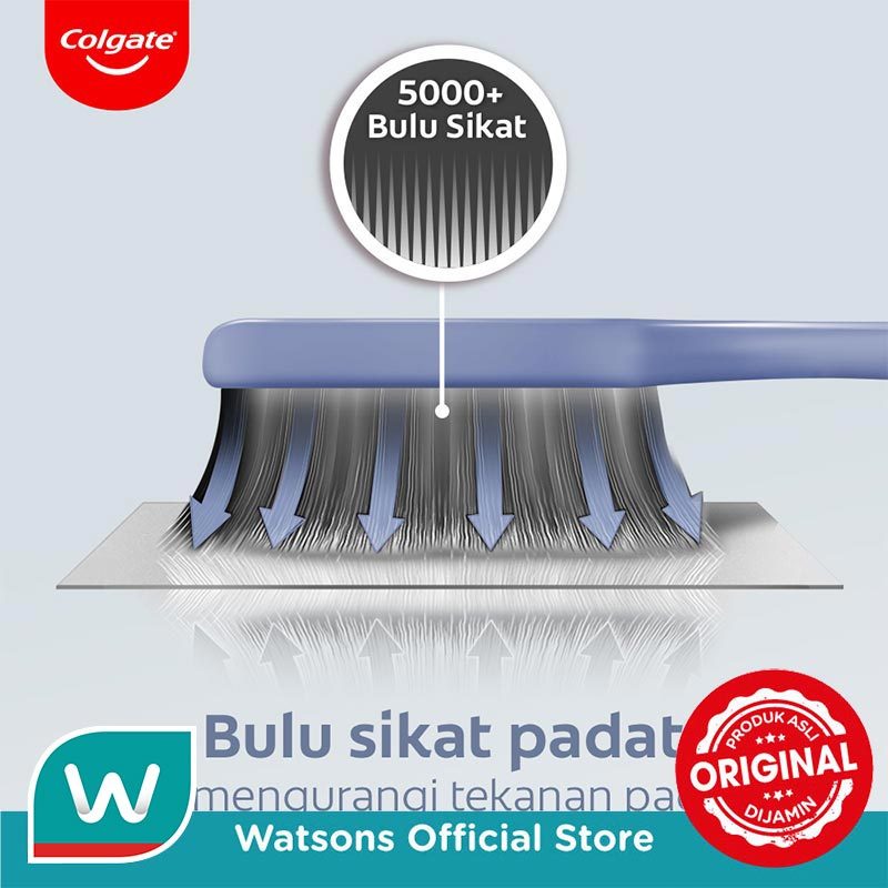 Colgate Toothbrush Gentle Charcoal 3's - Gambar 4