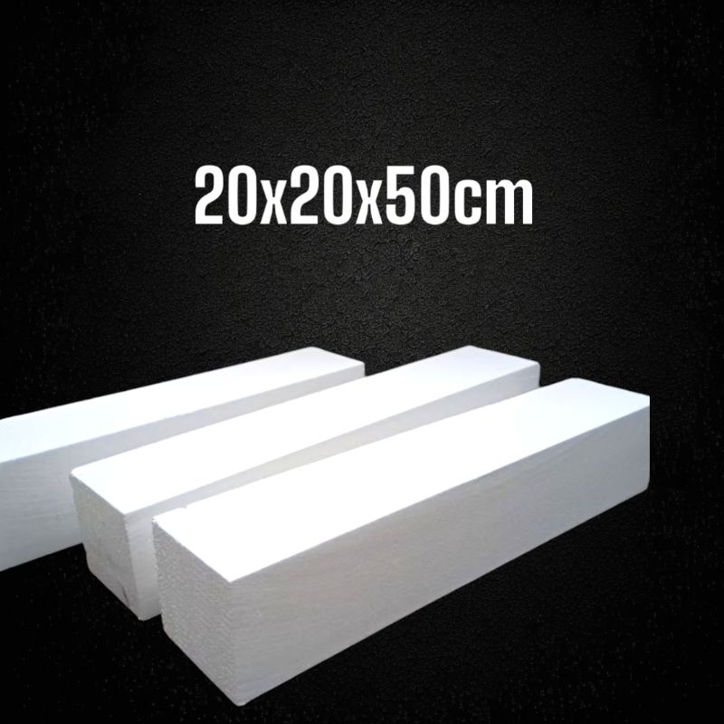 Styrofoam block 20x20x50cm | Shopee Singapore