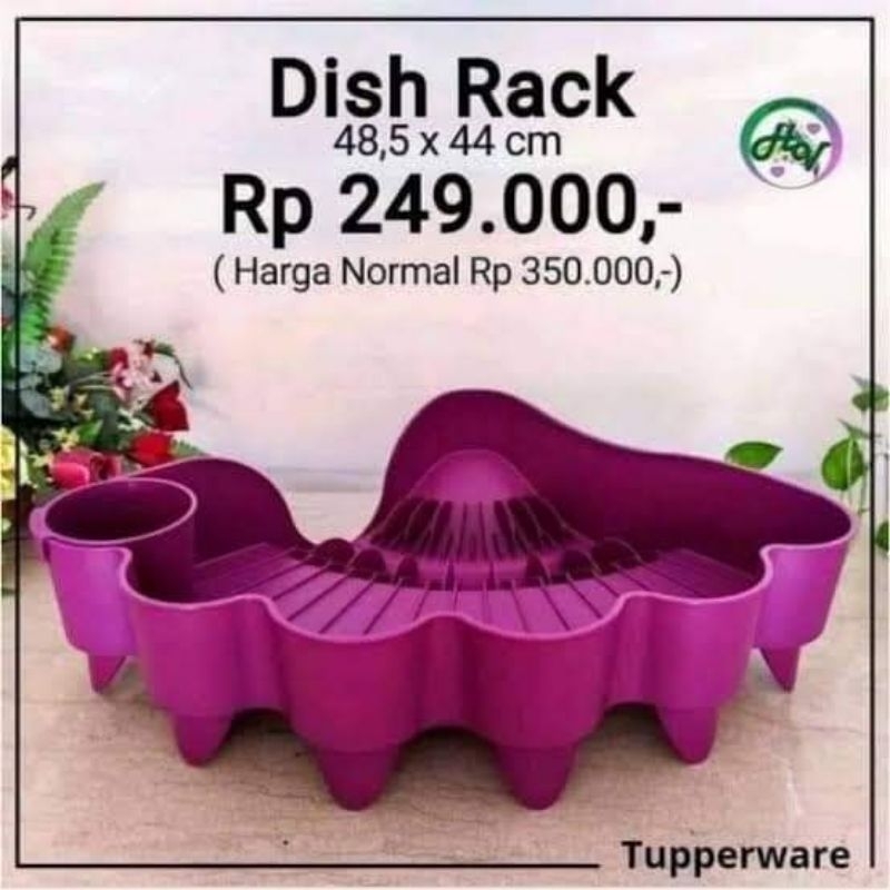 Tupperware dish rack jumbo dish washing rack/ | Shopee Singapore