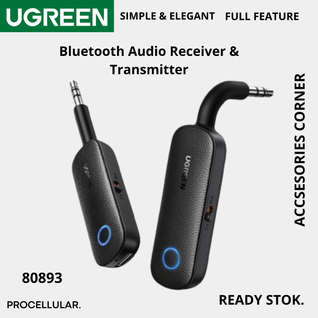 Ugreen Bluetooth Receiver 5.0 Transmitter 2 IN 1 With 3.5mm 80893 ...