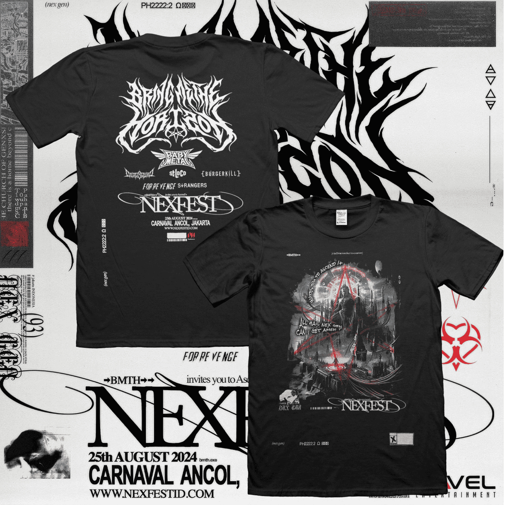 Bring Me The Horizon Nex Fest Tシャツ Lサイズ Magnitude T-Shirt