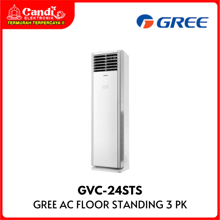 AC FLOOR STANDING GREE GVC-24STS 3PK 1 PHASE WIFI CONNECTION AIR CONDITIONER - Gambar 2