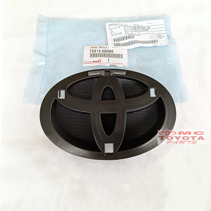 Base Emblem Logo Grille Radiator FRONT Bumper Bumper Bumper Toyota ...