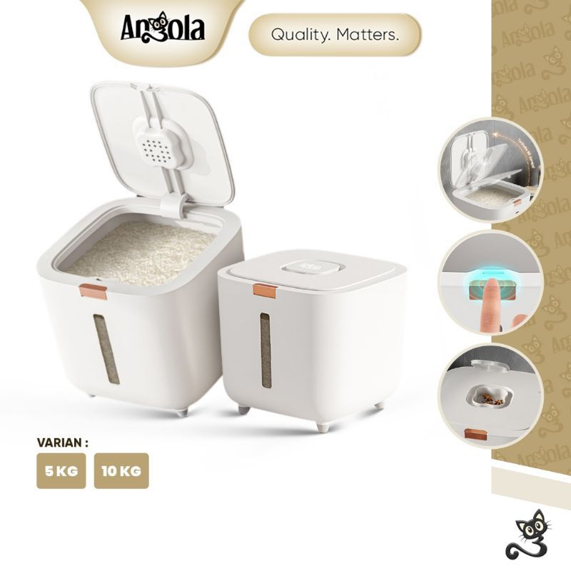 The 10 liter rice Dispenser is a place to store rice with a classic box ...