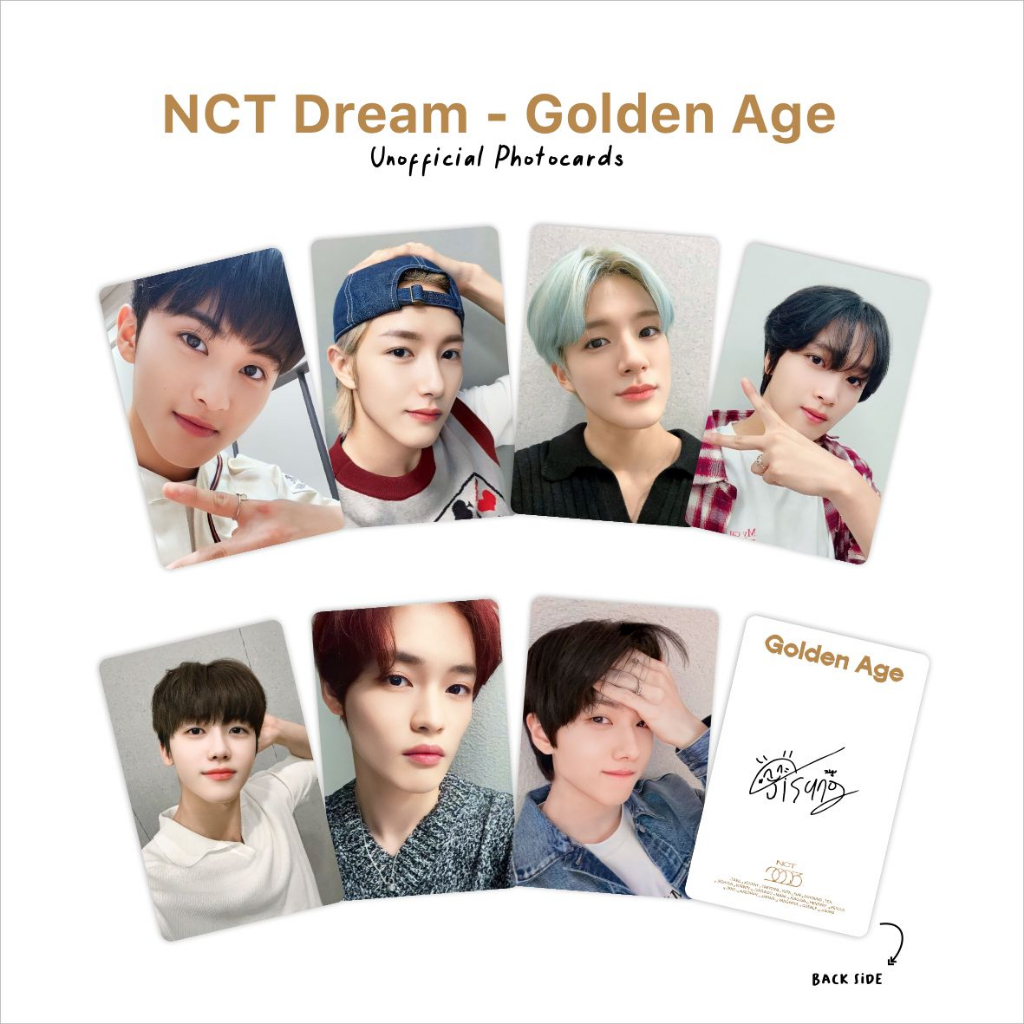 Nct 2023 Golden Age Unofficial Premium Photocard | Shopee Singapore