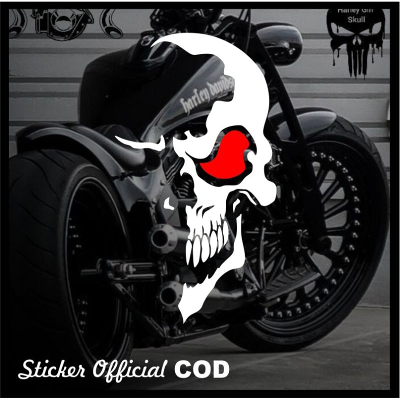 Z6 sticker, skull sticker (cutting sticker) | Shopee Singapore