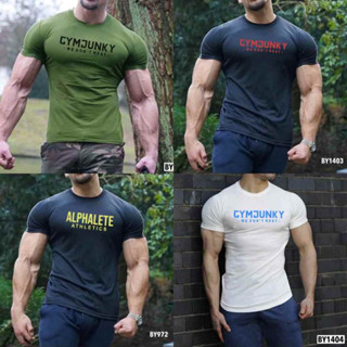 Gym Shark Fit T-shirts Bodybuilding and Fitness T Shirts Men 100% Cotton  Short Sleeve Tees Training and Workout tshirt - AliExpress