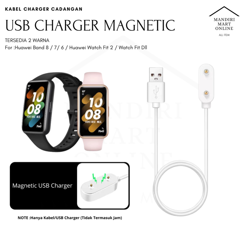 Huawei Band 7 Charger Cable Charging USB Cable Huawei Band 6/7/Honor