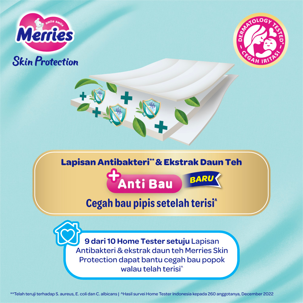 Merries Skin Protection Popok bayi Celana L 44 Carton - Perlengkapan Bayi / Diapers Pants - Gambar 2