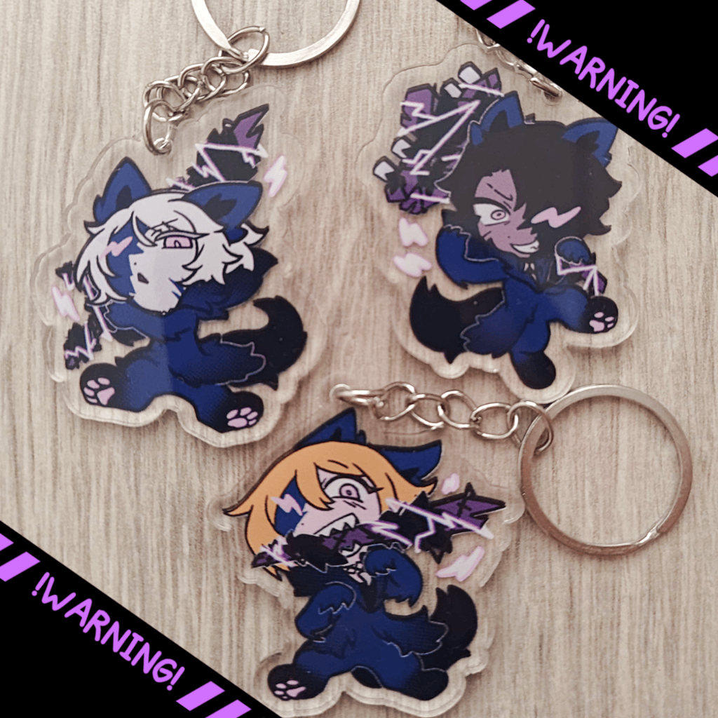 Limbus Company Faust Heathcliff Don Telepole Keychain Fanart By Tofuaru ...