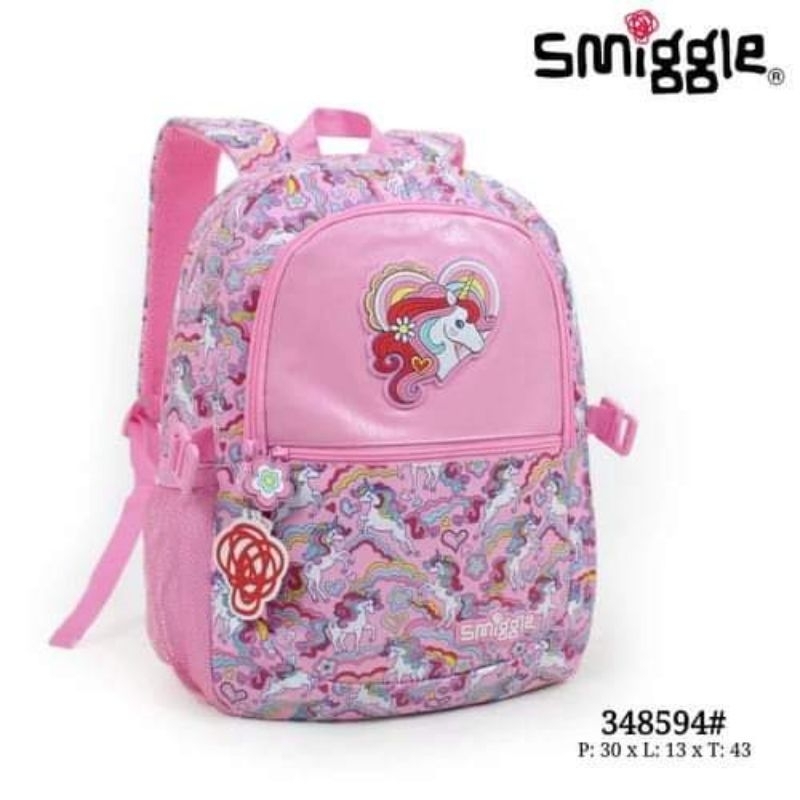 Smiggle Uni Rainbow Icecream Backpack/Smiggle SD Bag (B91) | Shopee ...