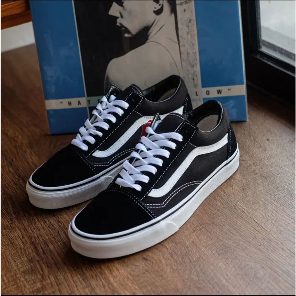vans old skool classic black white original