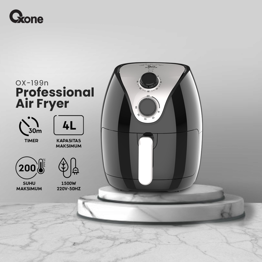 Oxone OX199N 2021 Air Fryer Healthy Food Capacity 4L Premium - Gambar 3