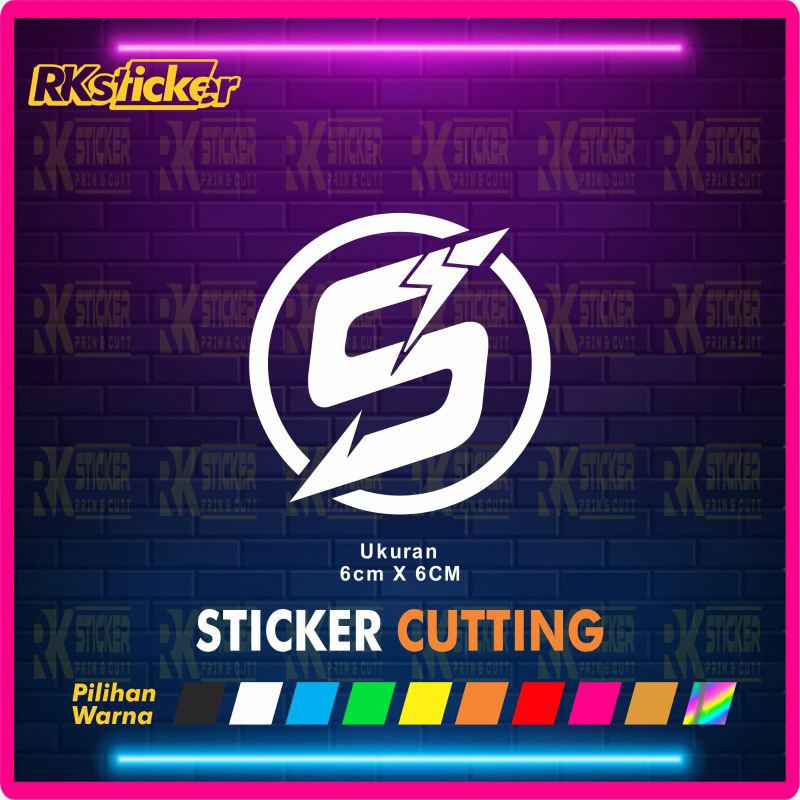 Srt by rap sticker Cutting logo sticker set by rap viral | Shopee Singapore