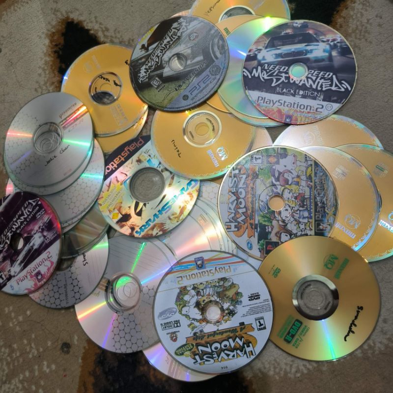 Used ps1 ps2 cd dvd Disc (Can Make Crafts) Shopee Singapore