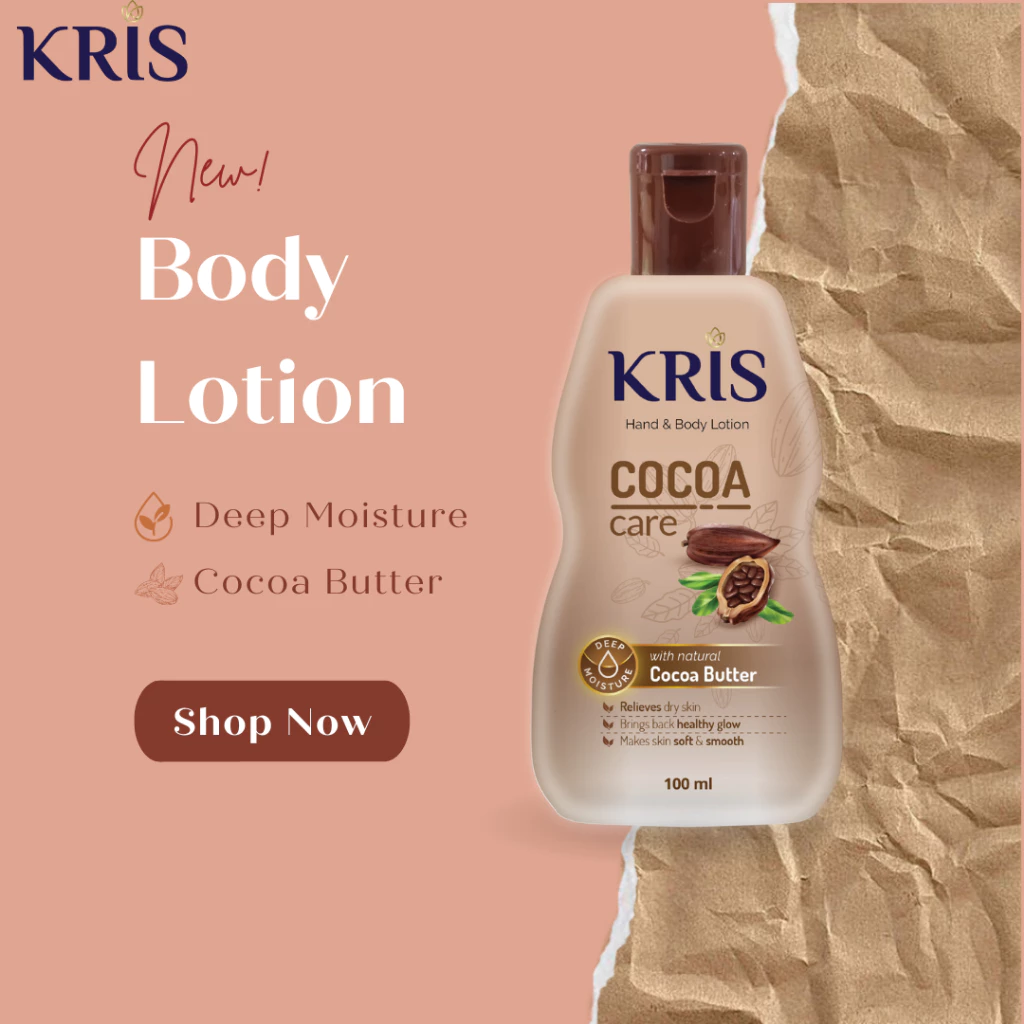 200 ml - Kris Hand Body Lotion Cocoa Butter - Pelembap Kulit - Gambar 4