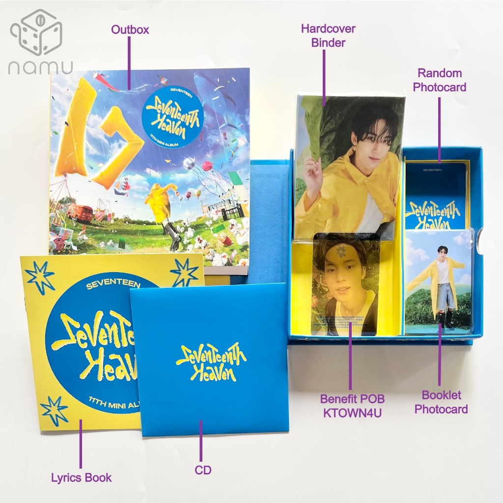 READY/ Sealed] SEVENTEEN - SEVENTEENTH HEAVEN GOD OF MUSIC