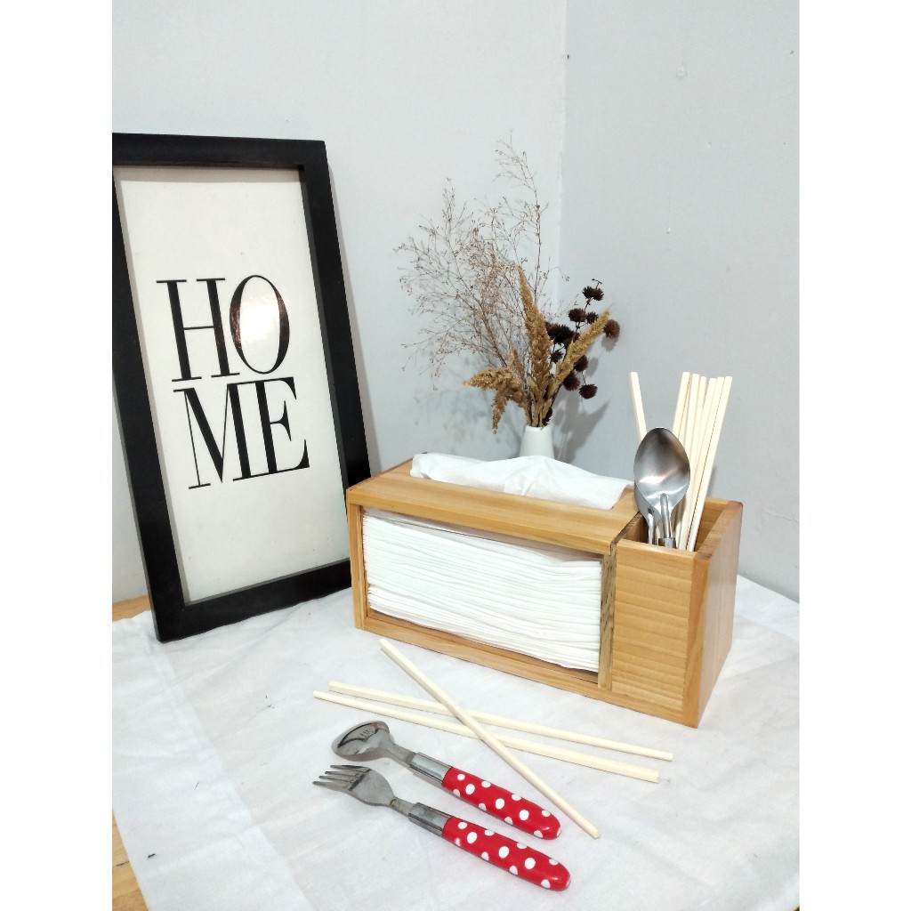 KAYU Aesthetic Tissue Box/Combination Tissue Box/Pine Wood Tissue Box ...