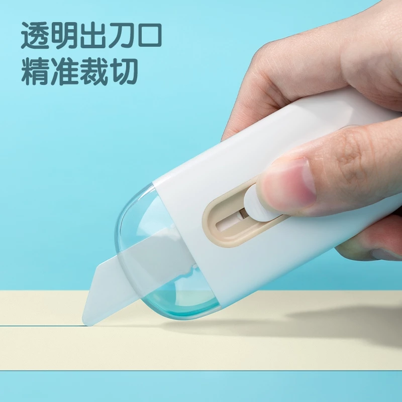 Deli Cutter / Pisau Pemotong Kertas Ceramic Blade Anti Karat TD262 - Gambar 3
