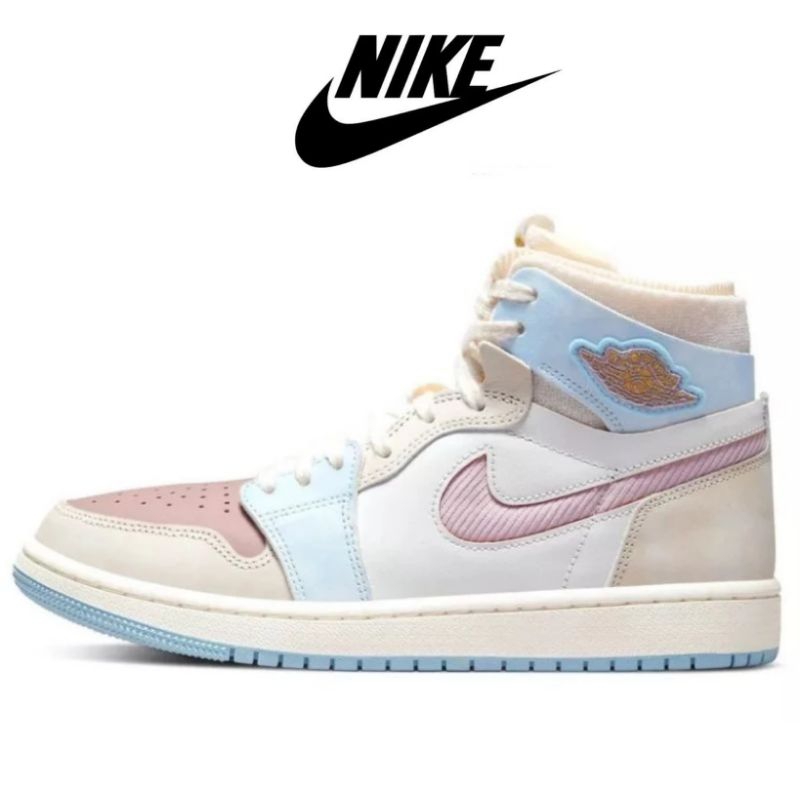 Air jordan 1 hot sale pink and blue