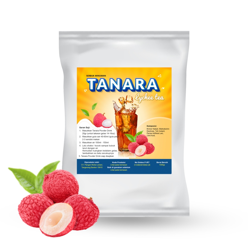 Lychee Tea Powder Mix Sugar 1kg - Lychee Flavor Tea Powder Instant ...