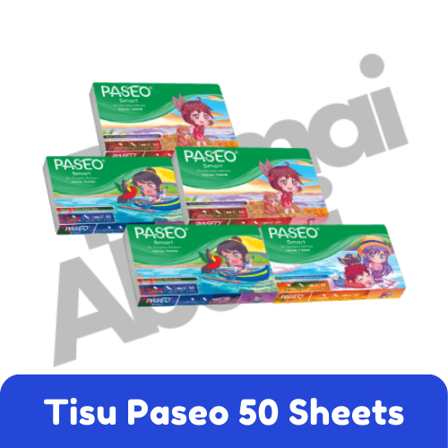 Paseo SMART FACIAL TRAVEL PACK SOFT TISSUE 50 SHEETS | Tissue | Shopee ...