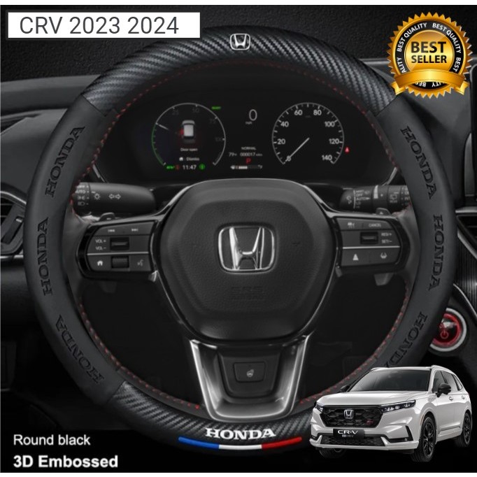 Honda CRV CRV Hybrid 2023 2024. Car Carbon Steering Wheel Cover Shopee Singapore