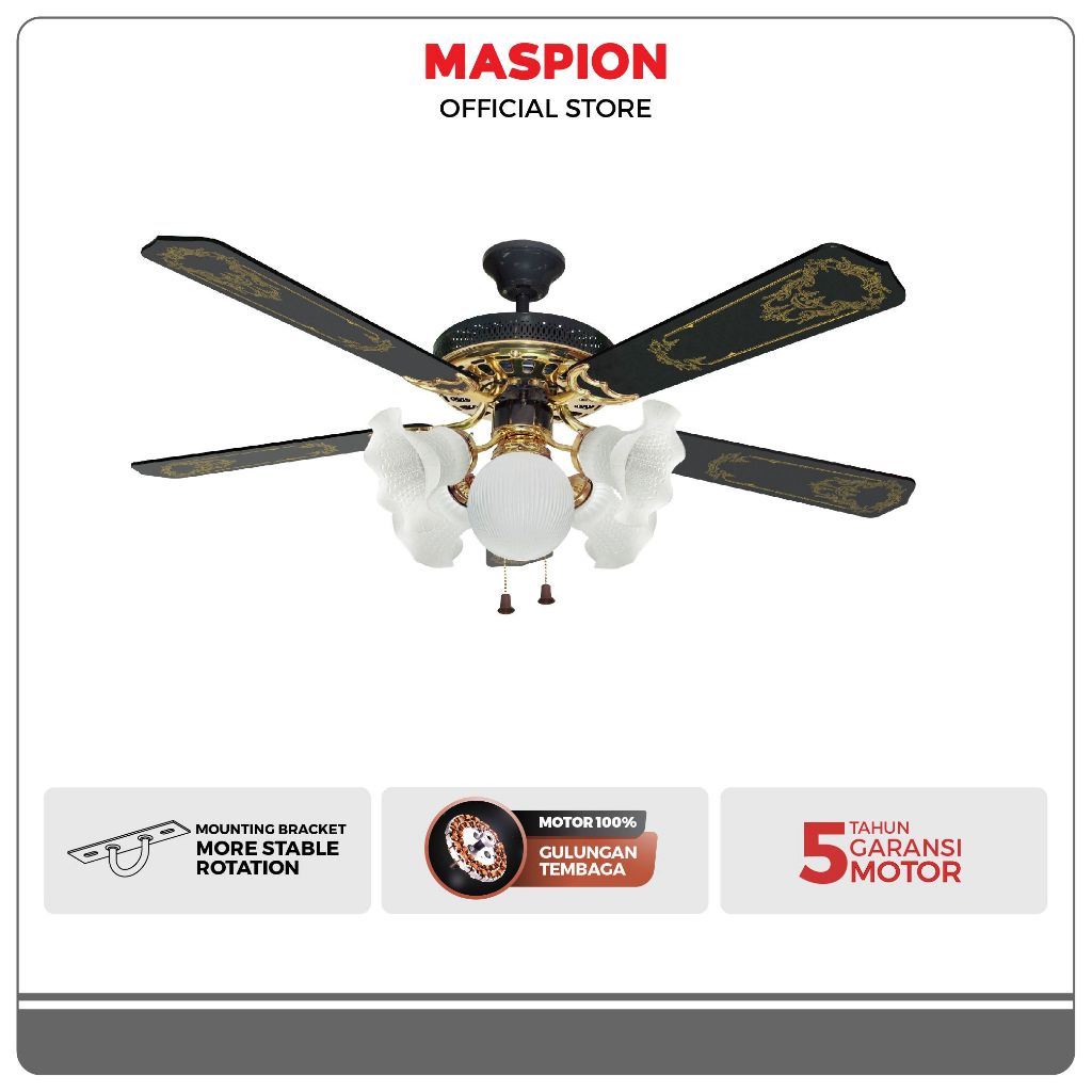 Maspion Ceiling Fan Kipas Angin Plafon 52 Inch MCF52-205 - Gambar 2