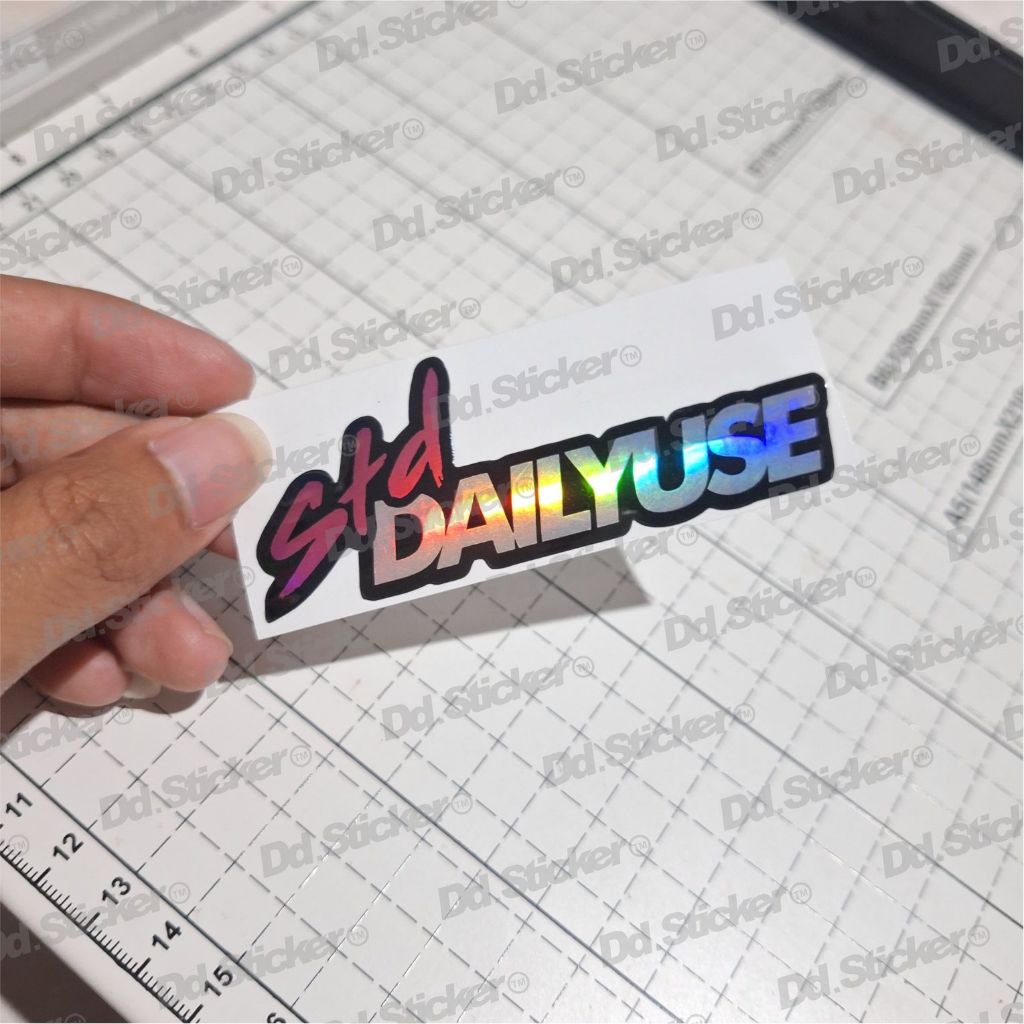 Std DAILY USE sticker (printcut sticker) | Shopee Singapore