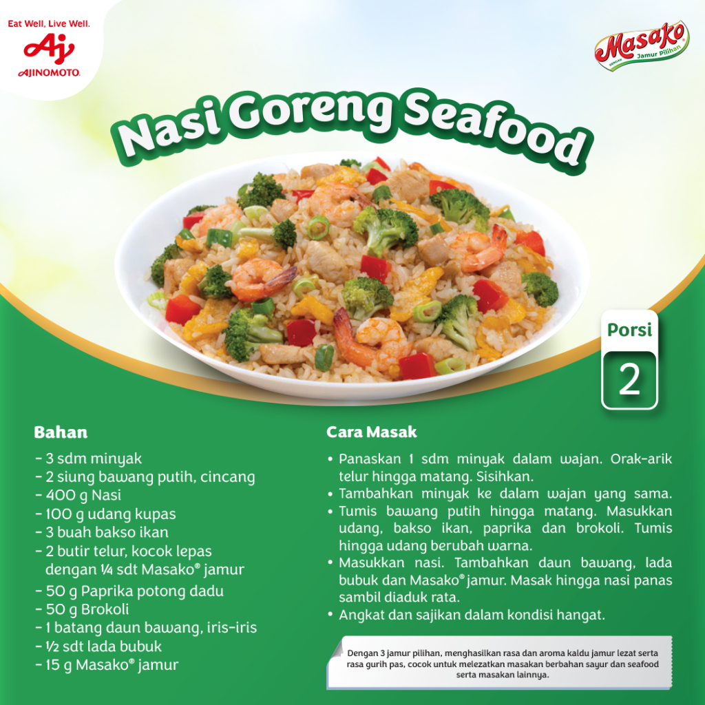 MasakoÂ® Bumbu Kaldu Jamur 24pcs Rasa Gurih Lezat - Gambar 2