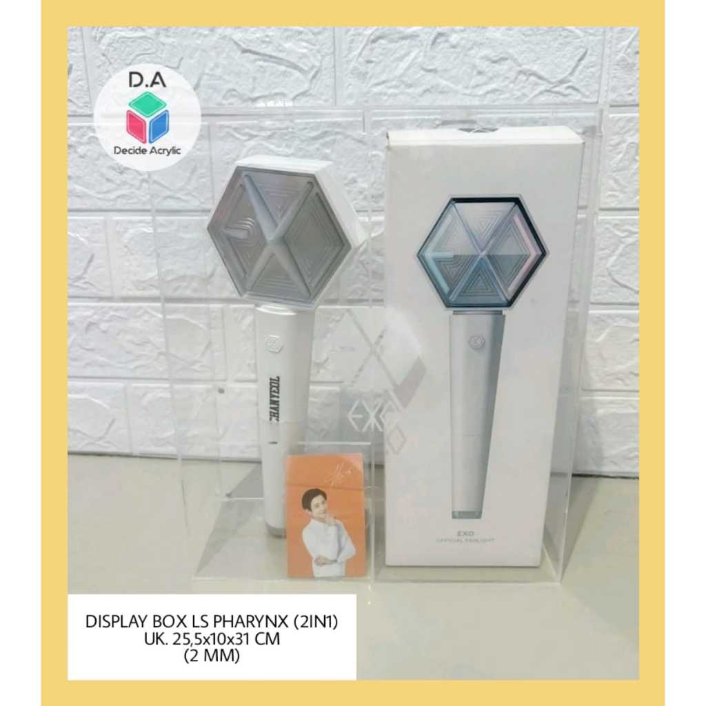 Decide Acrylic Acrylic Box Display Lightstick Pharynx EXO EXO-L EXOL ...