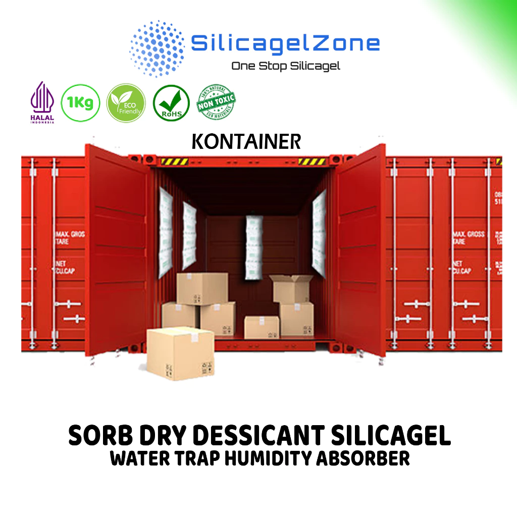 Sorb Dry Penyerap Lembab Ruangan Silica Gel untuk Kontainer / Lemari - Gambar 3