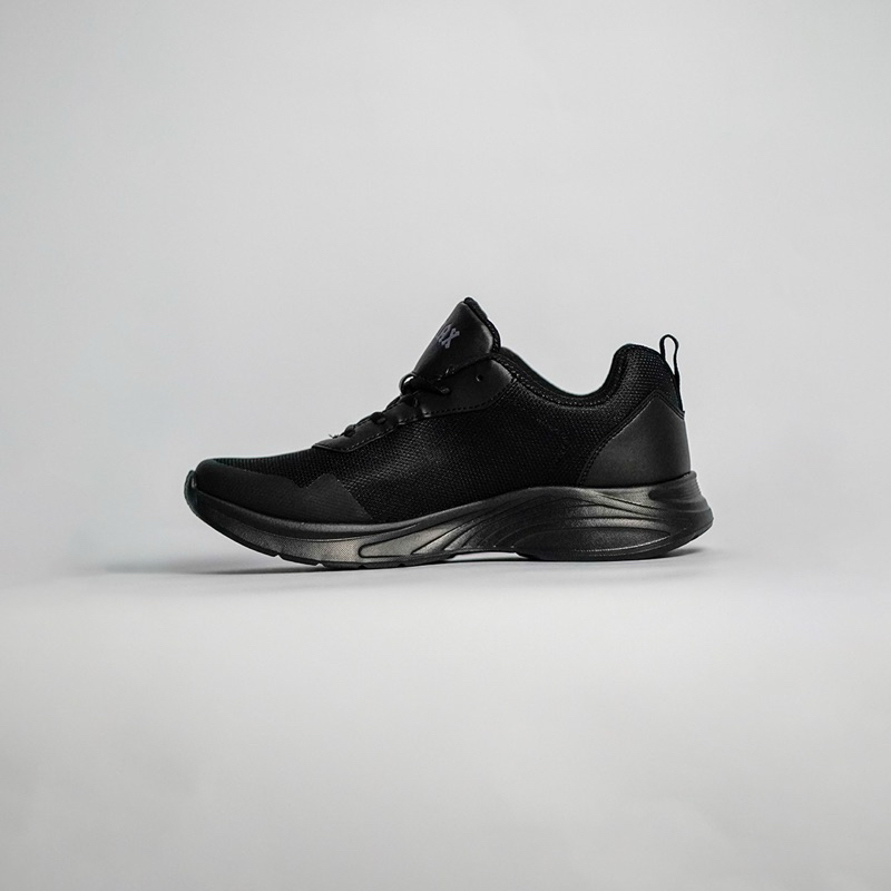 Sepatu Sekolah All Black - Flymax - Gambar 3