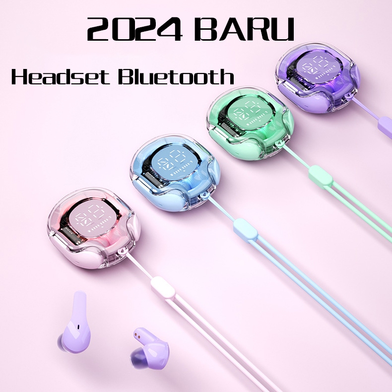 Matei COD Headset Bluetooth AIR39 Earphone In Ear Headset 10D Bass Noise-Cancelling HiFi LED Display - Gambar 2