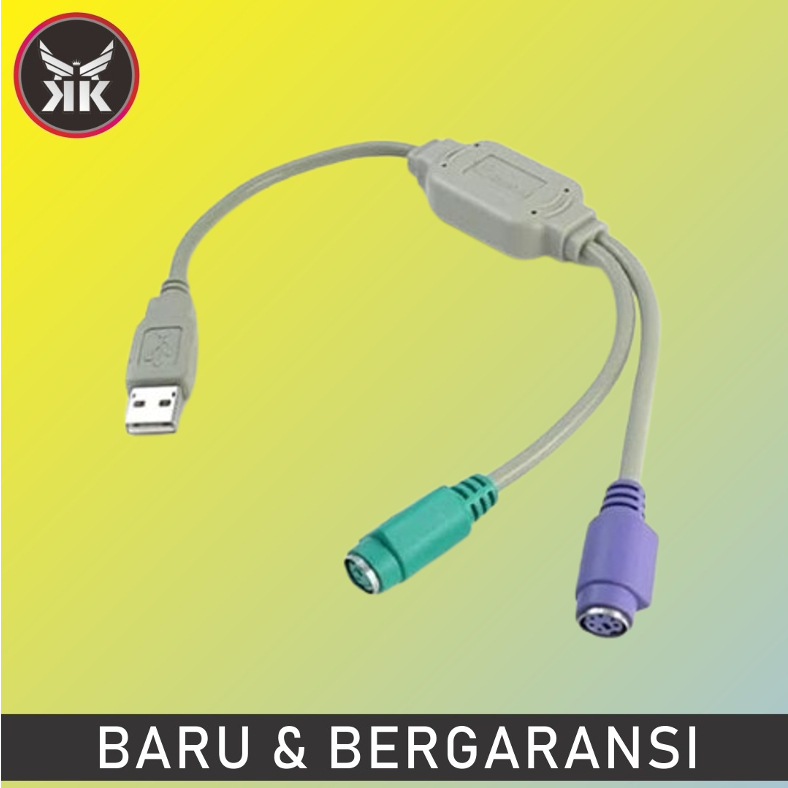 Converter Cable PS/2 to USB (Adapter for PS/2 Keyboard and Mouse ...