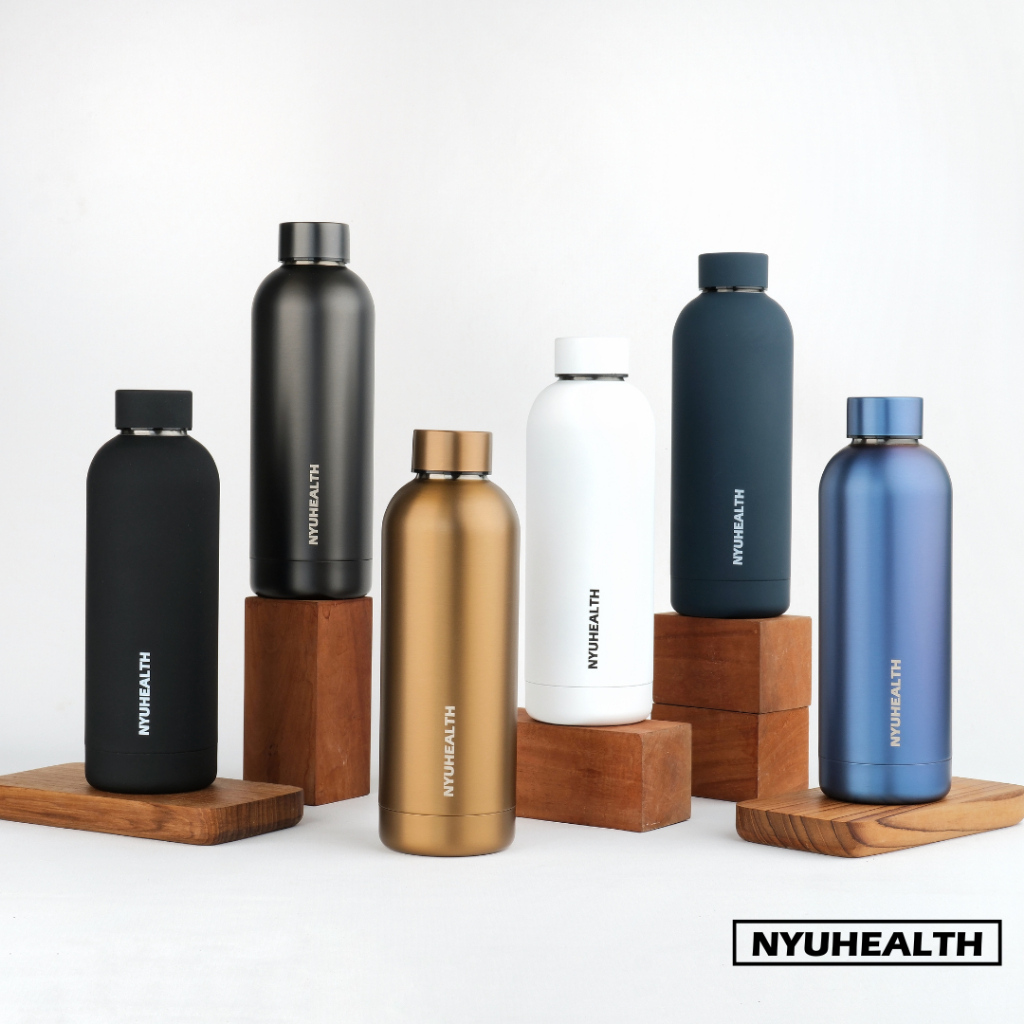Nyuhealth Botol Minum Tumbler Stainless Steel Vacuum Flask Warna Deep Ocean 500ml - Gambar 3