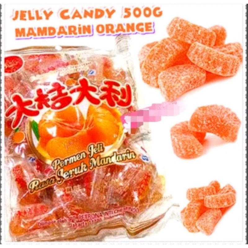 Mandarin Naraya Orange Jelly Candy Orange Banana Soft Candy | Shopee ...