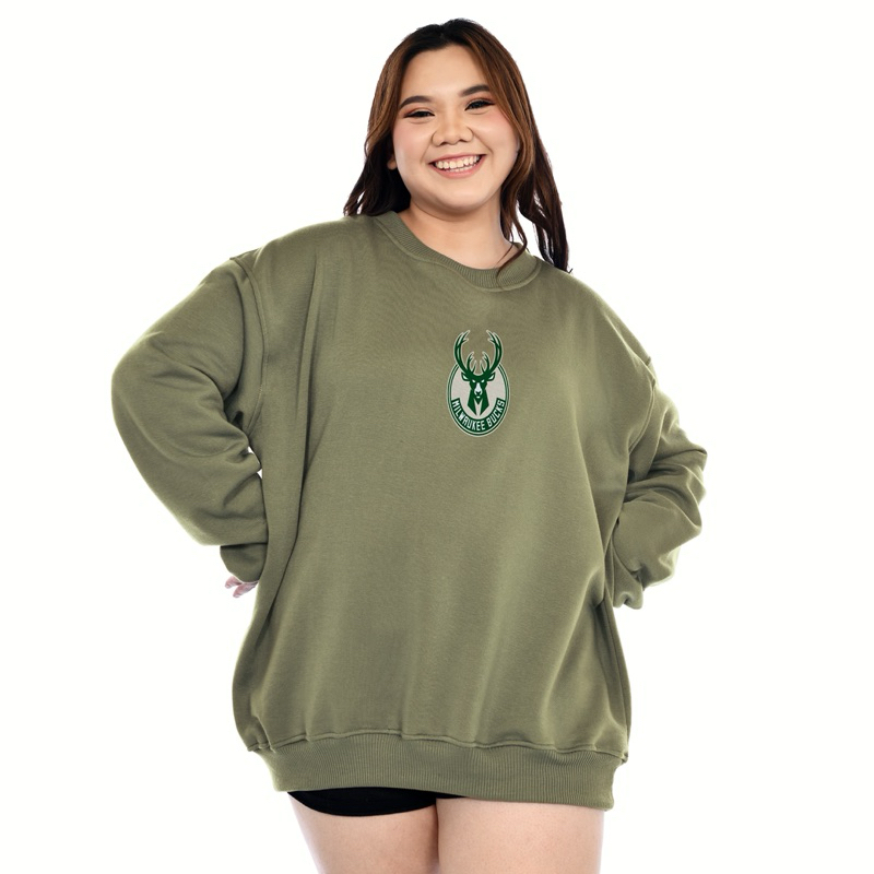JENAY MILWAUKE Crewneck Sweater Jumbo Bigsize XXL XXXL XXXXL XXXXXL Men ...