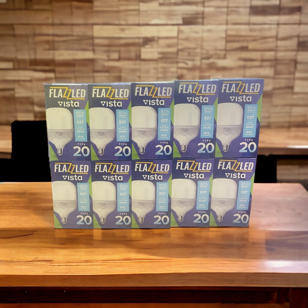 PUSAT17 LAMPU LED FLAZZLED 5 WATT 10 WATT 15 WATT 20 WATT 30 WATT 40 WATT LAMPU BOHLAM FLAZZLED VISTA EXTRA TERANG LAMPU LED BULB JUMBO TABUNG SUPER BRIGHT LIGHTBULB - Gambar 3