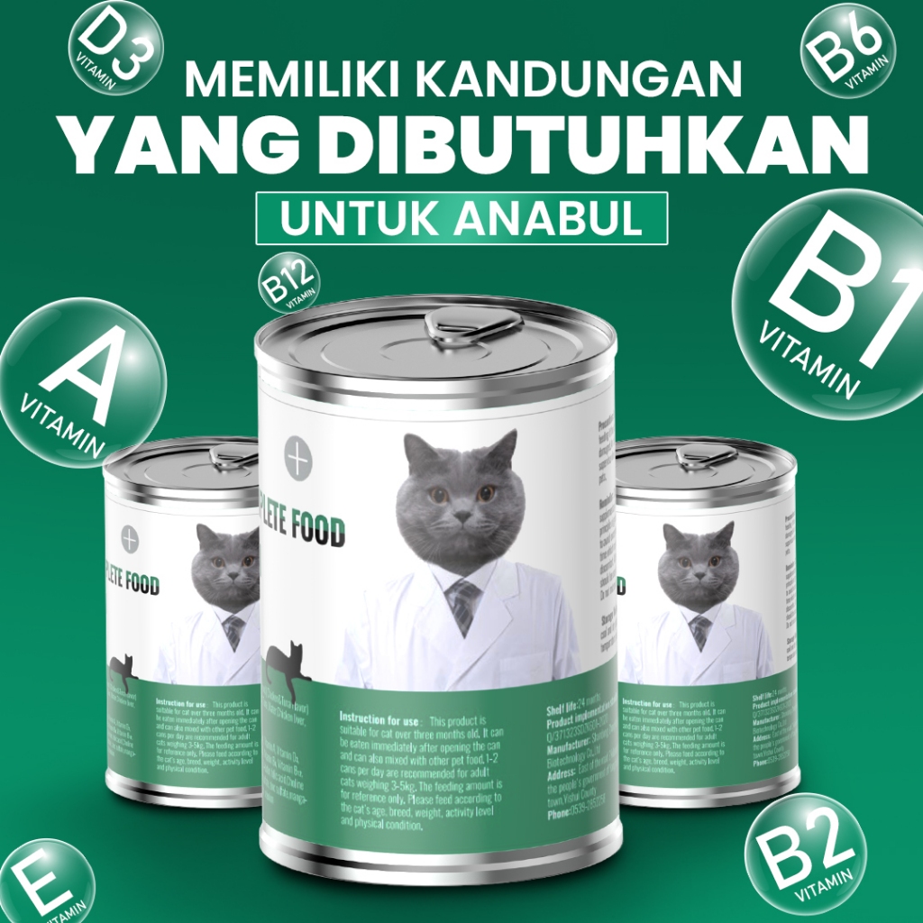 PAWZIO WETFOOD MAKANAN POKOK KUCING 3 VARIAN 400 GR MAKANAN POKOK KALENG KUCING ~ MAKANAN BASAH KUCING - Gambar 4